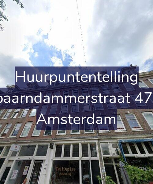 Foto gevel Huurpuntentelling voor Spaarndammerstraat 47-3, Amsterdam