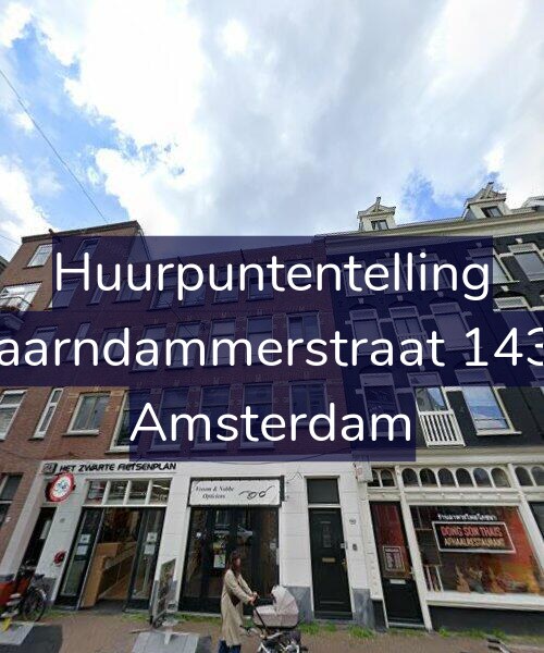 Foto gevel Huurpuntentelling voor Spaarndammerstraat 143-B, Amsterdam