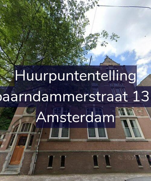 Foto gevel Huurpuntentelling voor Spaarndammerstraat 13-A, Amsterdam