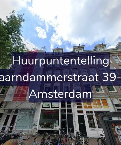 Foto gevel Huurpuntentelling voor Spaarndammerstraat 39-3V, Amsterdam
