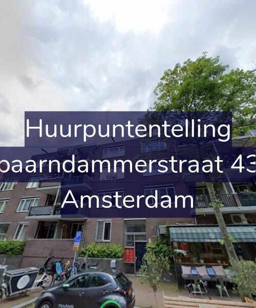 Foto gevel Huurpuntentelling voor Spaarndammerstraat 432, Amsterdam