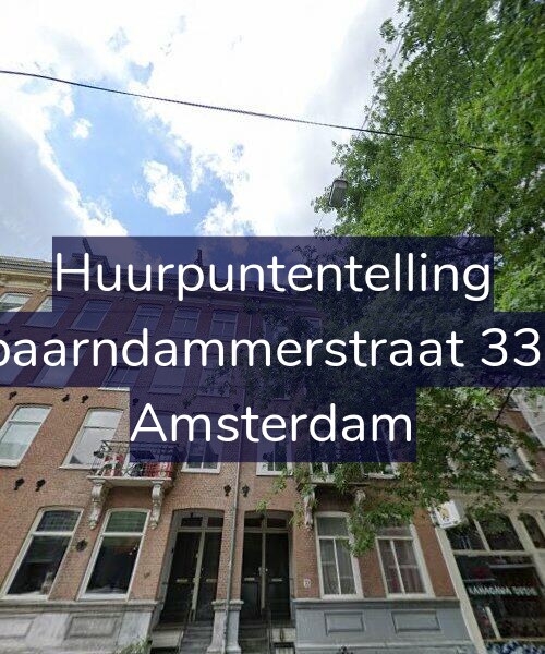 Foto gevel Huurpuntentelling voor Spaarndammerstraat 33-2, Amsterdam