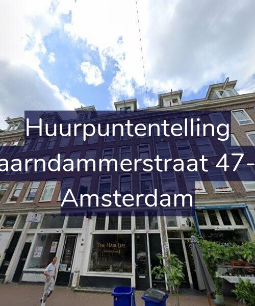 Foto gevel Huurpuntentelling voor Spaarndammerstraat 47-2A, Amsterdam