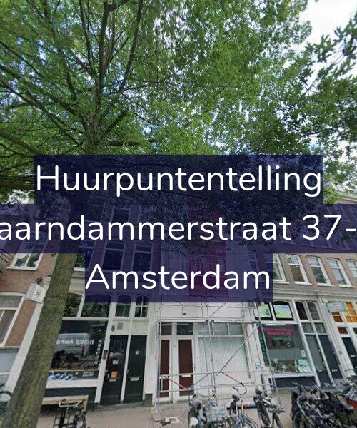 Foto gevel Huurpuntentelling voor Spaarndammerstraat 37-2A, Amsterdam
