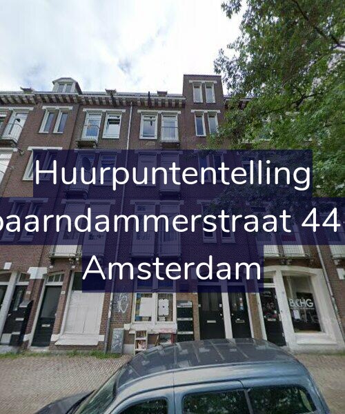 Foto gevel Huurpuntentelling voor Spaarndammerstraat 44-H, Amsterdam