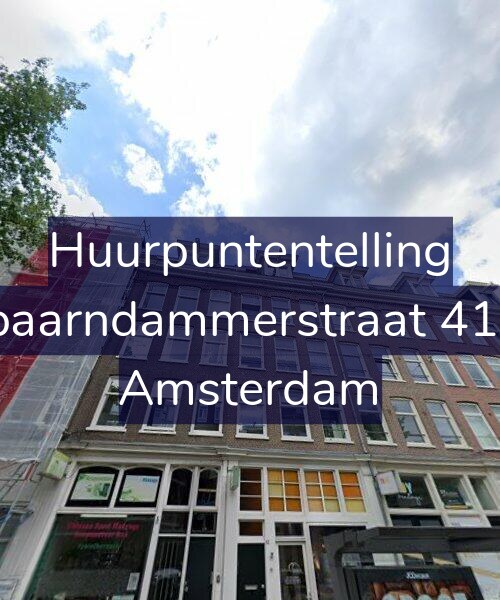 Foto gevel Huurpuntentelling voor Spaarndammerstraat 41-2, Amsterdam