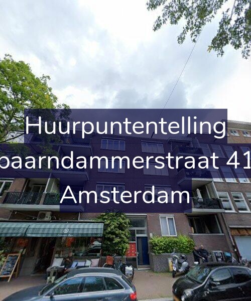Foto gevel Huurpuntentelling voor Spaarndammerstraat 418, Amsterdam