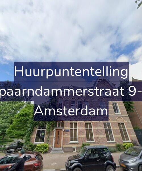 Foto gevel Huurpuntentelling voor Spaarndammerstraat 9-A, Amsterdam