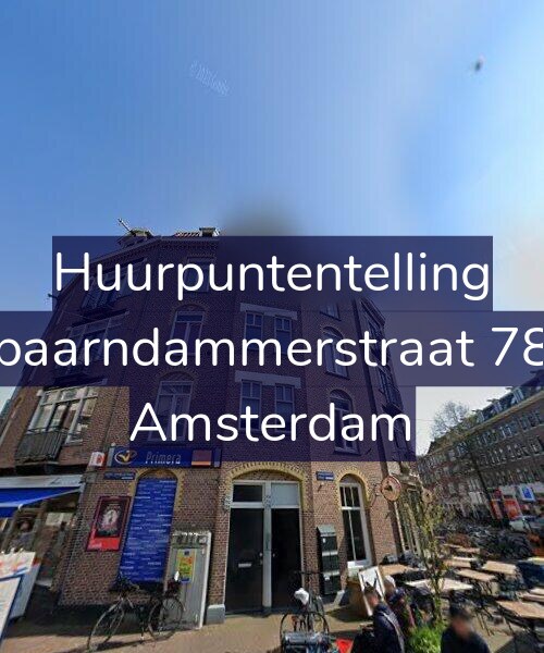 Foto gevel Huurpuntentelling voor Spaarndammerstraat 780, Amsterdam