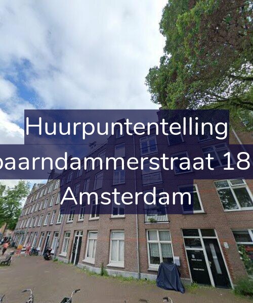 Foto gevel Huurpuntentelling voor Spaarndammerstraat 18-G, Amsterdam