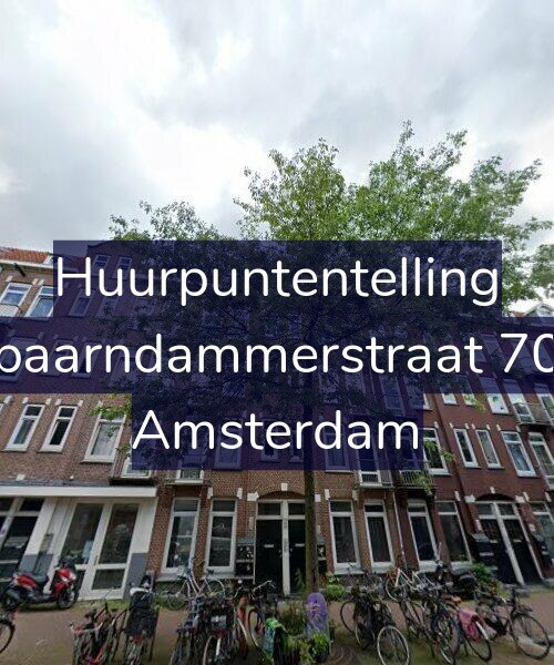 Foto gevel Huurpuntentelling voor Spaarndammerstraat 700, Amsterdam