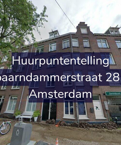 Foto gevel Huurpuntentelling voor Spaarndammerstraat 28-H, Amsterdam