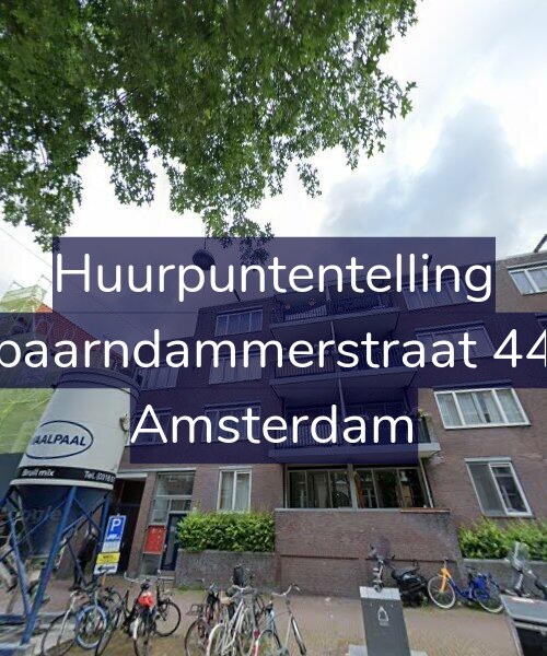 Foto gevel Huurpuntentelling voor Spaarndammerstraat 444, Amsterdam
