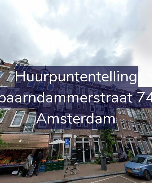 Foto gevel Huurpuntentelling voor Spaarndammerstraat 748, Amsterdam