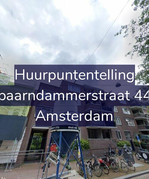 Foto gevel Huurpuntentelling voor Spaarndammerstraat 448, Amsterdam