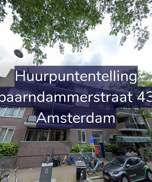 Foto gevel Huurpuntentelling voor Spaarndammerstraat 438, Amsterdam