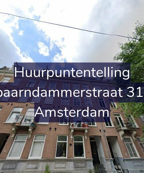 Foto gevel Huurpuntentelling voor Spaarndammerstraat 31-3, Amsterdam