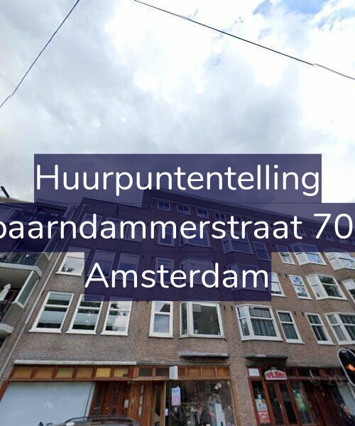 Foto gevel Huurpuntentelling voor Spaarndammerstraat 70-2, Amsterdam