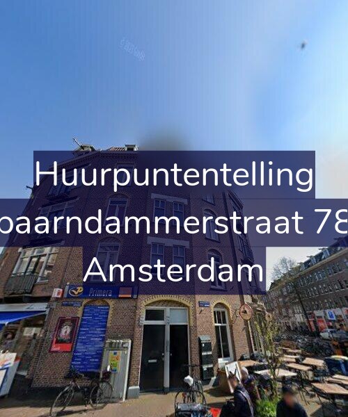 Foto gevel Huurpuntentelling voor Spaarndammerstraat 784, Amsterdam
