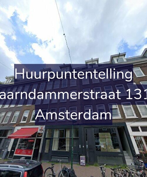 Foto gevel Huurpuntentelling voor Spaarndammerstraat 131-1, Amsterdam