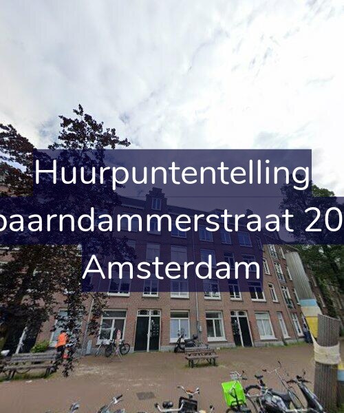 Foto gevel Huurpuntentelling voor Spaarndammerstraat 20-F, Amsterdam