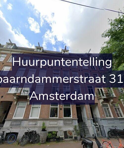Foto gevel Huurpuntentelling voor Spaarndammerstraat 31-4, Amsterdam