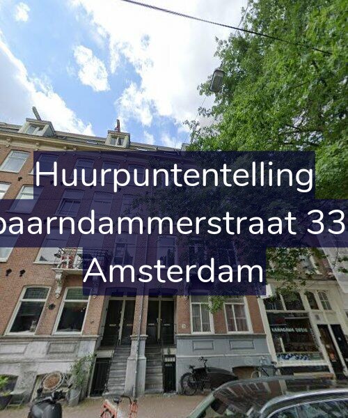 Foto gevel Huurpuntentelling voor Spaarndammerstraat 33-4, Amsterdam