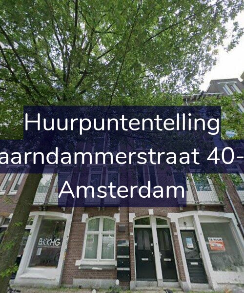 Foto gevel Huurpuntentelling voor Spaarndammerstraat 40-1R, Amsterdam