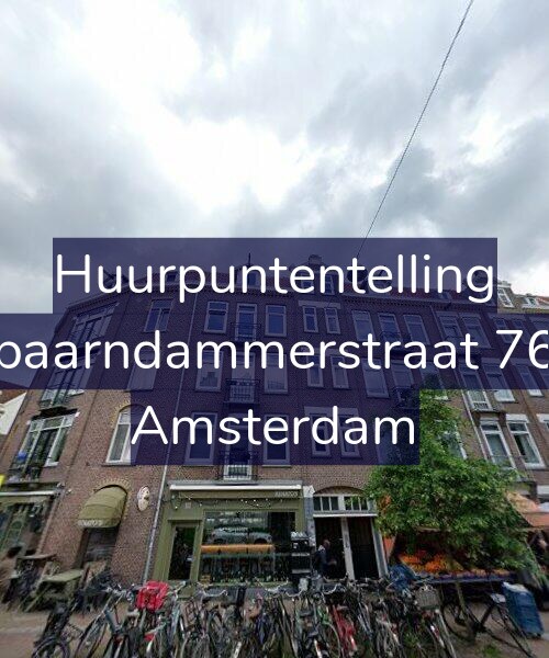 Foto gevel Huurpuntentelling voor Spaarndammerstraat 766, Amsterdam