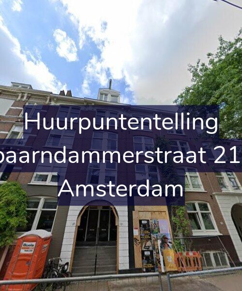 Foto gevel Huurpuntentelling voor Spaarndammerstraat 21-1, Amsterdam