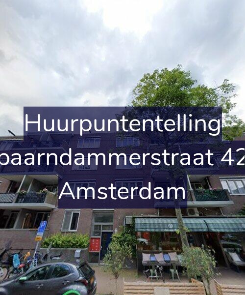 Foto gevel Huurpuntentelling voor Spaarndammerstraat 428, Amsterdam