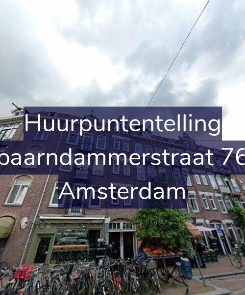 Foto gevel Huurpuntentelling voor Spaarndammerstraat 762, Amsterdam