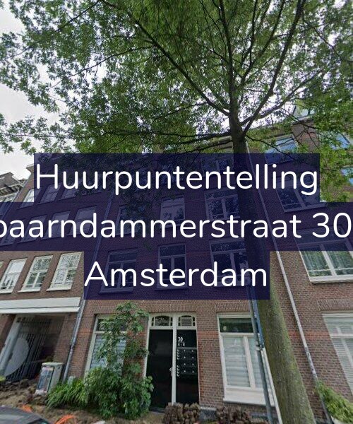Foto gevel Huurpuntentelling voor Spaarndammerstraat 30-F, Amsterdam