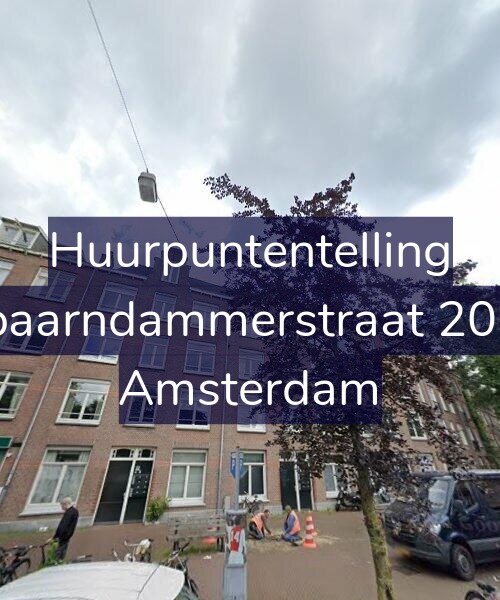 Foto gevel Huurpuntentelling voor Spaarndammerstraat 20-B, Amsterdam