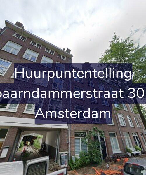 Foto gevel Huurpuntentelling voor Spaarndammerstraat 30-A, Amsterdam