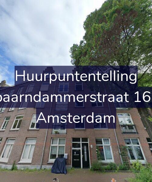 Foto gevel Huurpuntentelling voor Spaarndammerstraat 16-B, Amsterdam