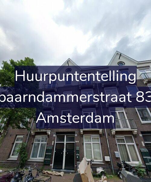 Foto gevel Huurpuntentelling voor Spaarndammerstraat 836, Amsterdam