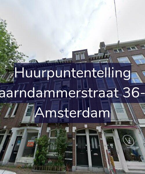 Foto gevel Huurpuntentelling voor Spaarndammerstraat 36-1R, Amsterdam