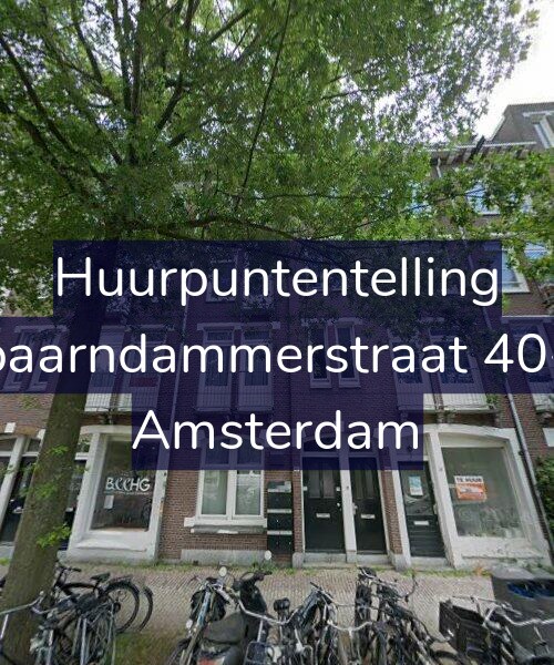 Foto gevel Huurpuntentelling voor Spaarndammerstraat 40-H, Amsterdam