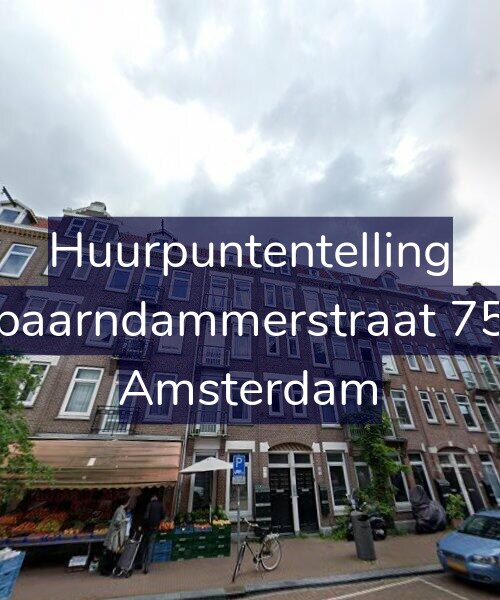 Foto gevel Huurpuntentelling voor Spaarndammerstraat 750, Amsterdam