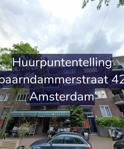 Foto gevel Huurpuntentelling voor Spaarndammerstraat 422, Amsterdam
