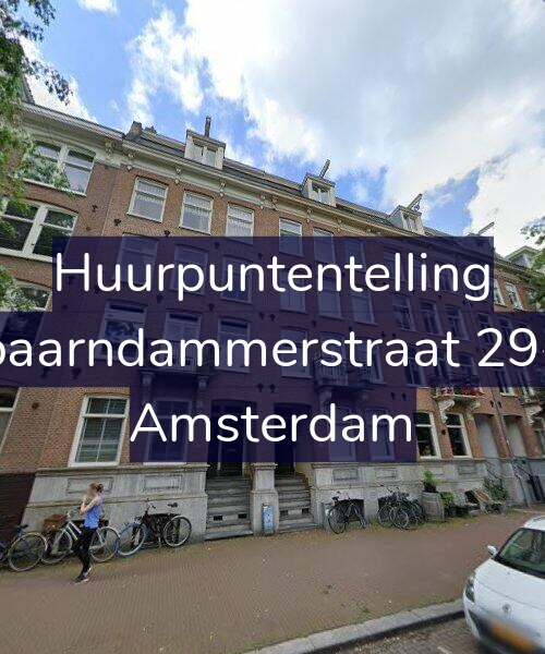 Foto gevel Huurpuntentelling voor Spaarndammerstraat 29-H, Amsterdam