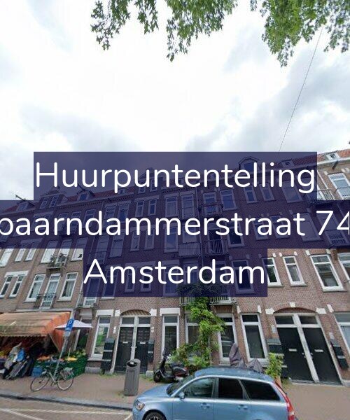 Foto gevel Huurpuntentelling voor Spaarndammerstraat 740, Amsterdam