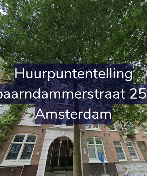 Foto gevel Huurpuntentelling voor Spaarndammerstraat 25-3, Amsterdam