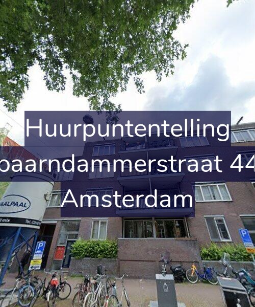 Foto gevel Huurpuntentelling voor Spaarndammerstraat 442, Amsterdam