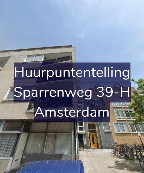 Foto gevel Huurpuntentelling voor Sparrenweg 39-H, Amsterdam