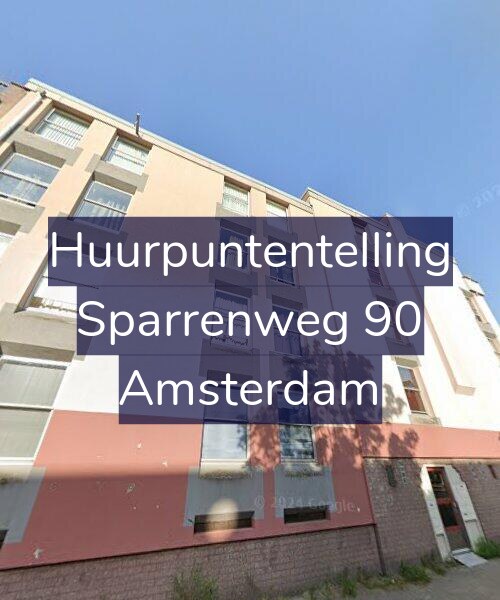 Foto gevel Huurpuntentelling voor Sparrenweg 90, Amsterdam