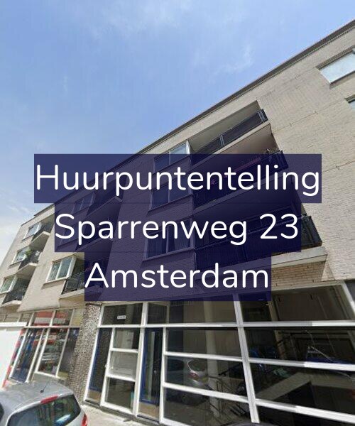 Foto gevel Huurpuntentelling voor Sparrenweg 23, Amsterdam