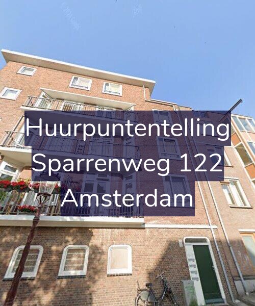 Foto gevel Huurpuntentelling voor Sparrenweg 122, Amsterdam