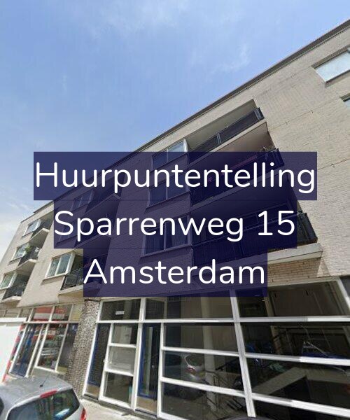Foto gevel Huurpuntentelling voor Sparrenweg 15, Amsterdam